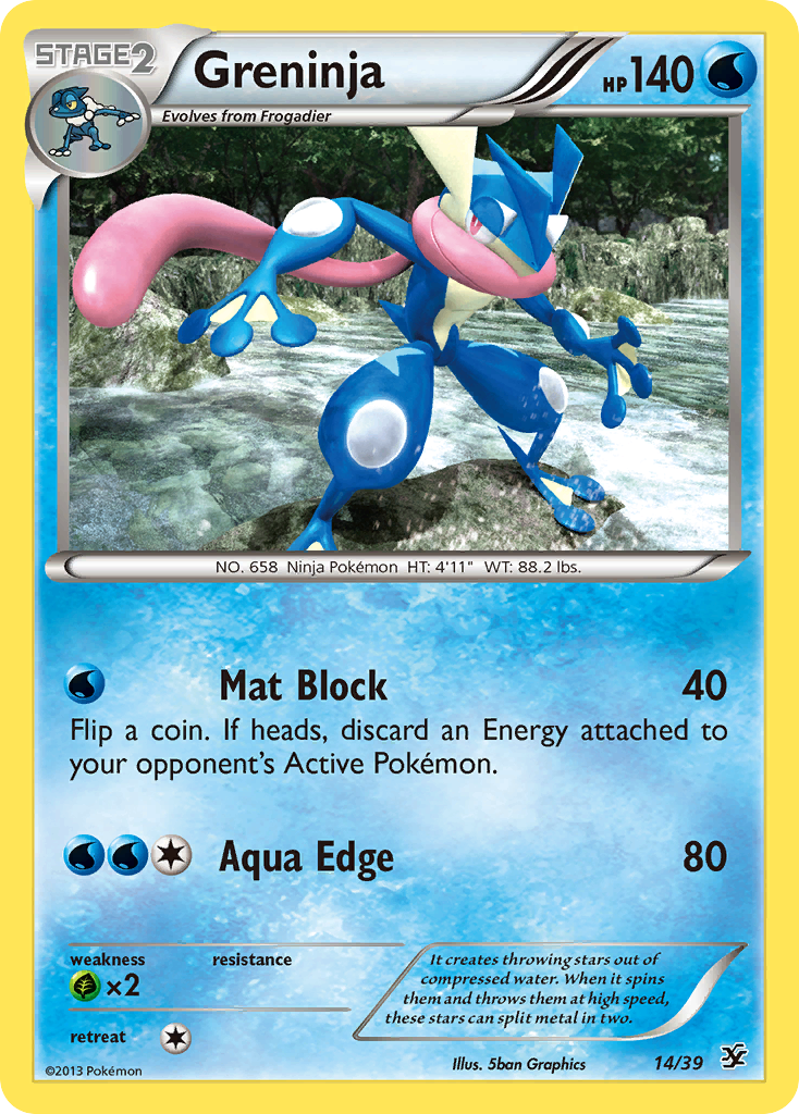 Greninja 14/39 Kalos Starter Set Pokemon TCG Card
