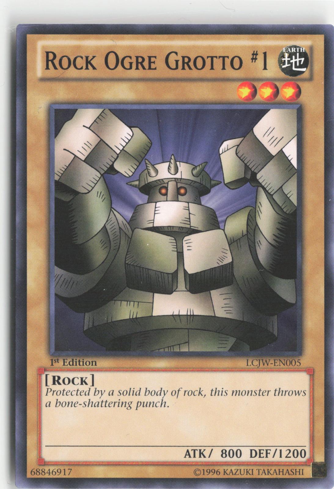 Rock Ogre Grotto #1 LCJW-EN005 Legendary Collection 4: Joey's World Yu-Gi-Oh 1st Edition
