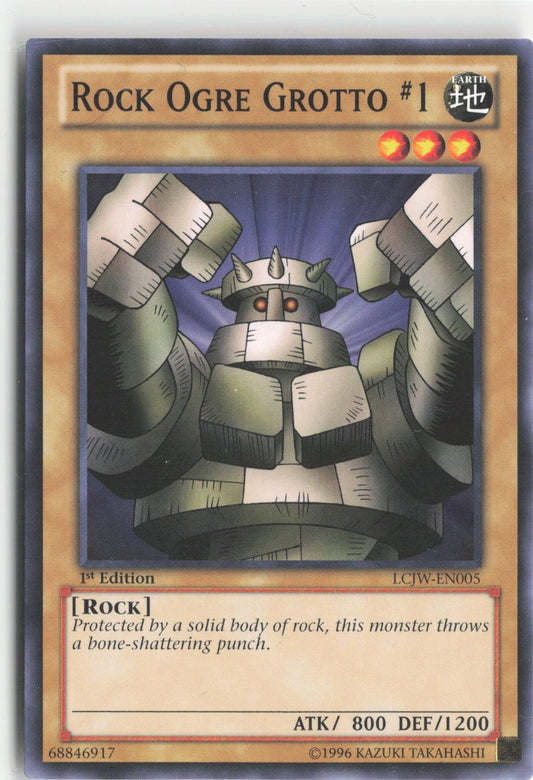 Rock Ogre Grotto #1 LCJW-EN005 Legendary Collection 4: Joey's World Yu-Gi-Oh 1st Edition