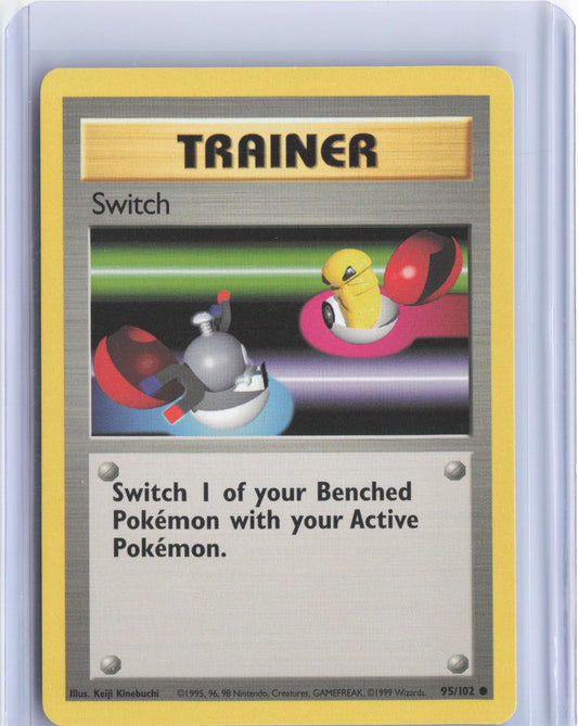 Switch 95/102 Common Base Set Unlimited Pokemon TCG Card