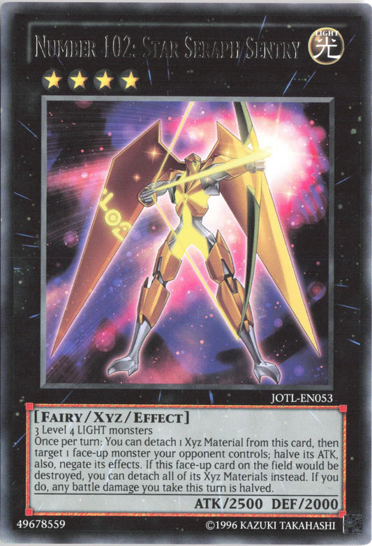 Number 102: Star Seraph Sentry JOTL-EN053 Judgment of the Light Yu-Gi-Oh Unlimited