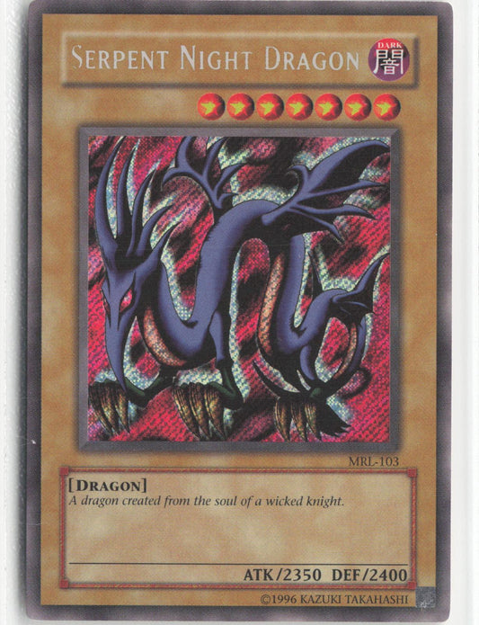 Serpent Night Dragon MRL-103 Secret Rare Magic Ruler Yu-Gi-Oh Unlimited