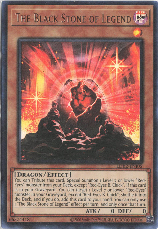 The Black Stone of Legend LDS1-EN007 Legendary Duelists: Season 1 Yu-Gi-Oh 1st Edition