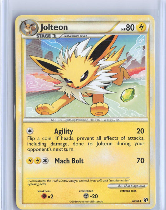 Jolteon 28/90 Uncommon HGSS Undaunted Pokemon