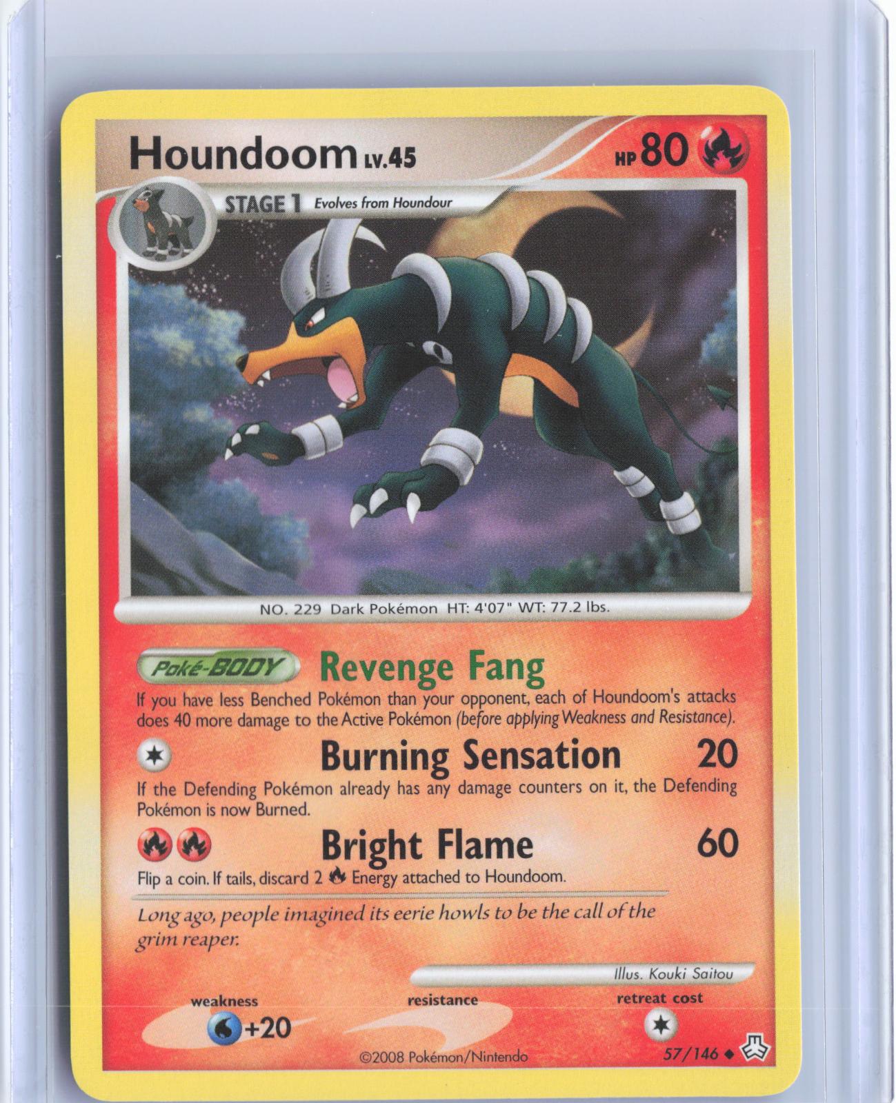 Houndoom 57/146 Uncommon Legends Awakened Pokemon TCG Card