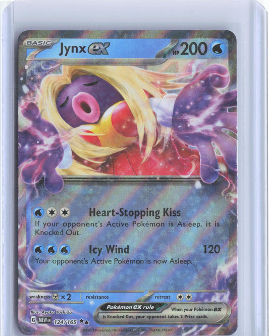 Jynx ex 124/165 Double Rare 151 Pokemon TCG Card