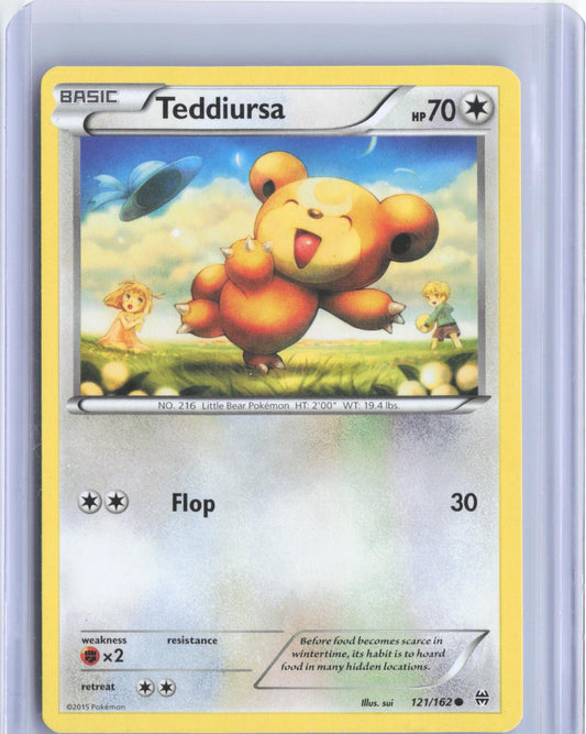 Teddiursa 121/162 Common BREAKthrough Pokemon TCG Card