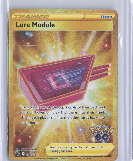 Lure Module 088/078 Secret Rare Pokemon GO Pokemon Holo