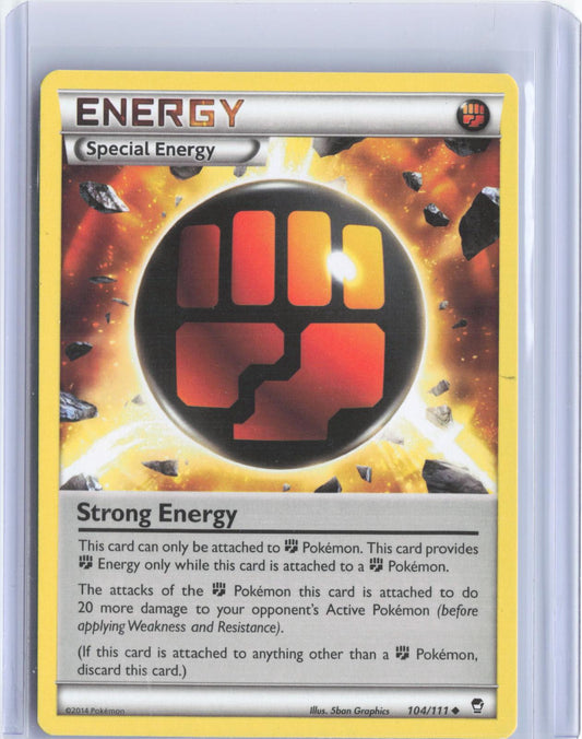 Strong Energy 104/111 Uncommon Furious Fists Pokemon TCG Card