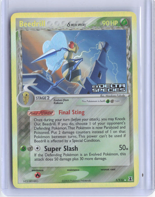 Beedrill (Delta Species) Reverse Holo Holo Rare Delta Species 1/113