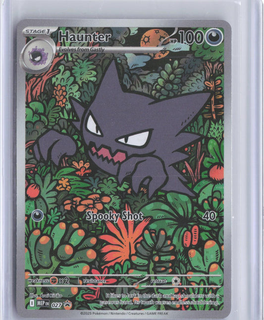 Haunter 027 Holo Illustration Rare ME: Mega Evolution Promo Pokemon