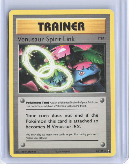 Venusaur Spirit Link 89/108 Uncommon Evolutions Pokemon TCG Card