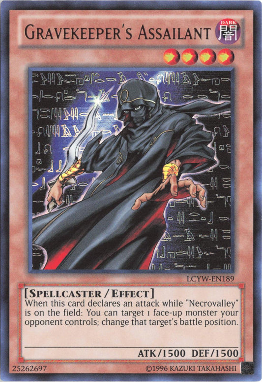 Gravekeeper's Assailant LCYW-EN189 Legendary Collection 3: Yugi's World Yu-Gi-Oh Unlimited