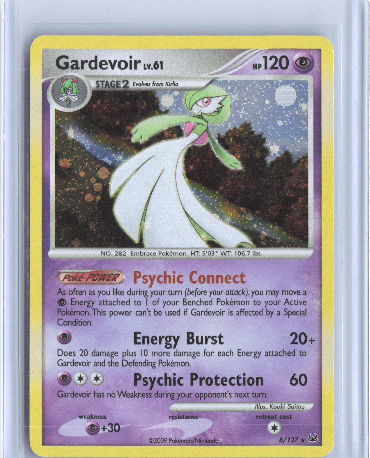 Gardevoir 8/127 Holo Rare Platinum Pokemon Holo TCG Card