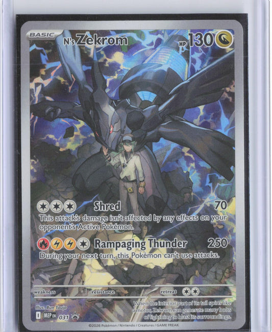 N's Zekrom 031 Holo Promo ME: Mega Evolution Promo Pokemon