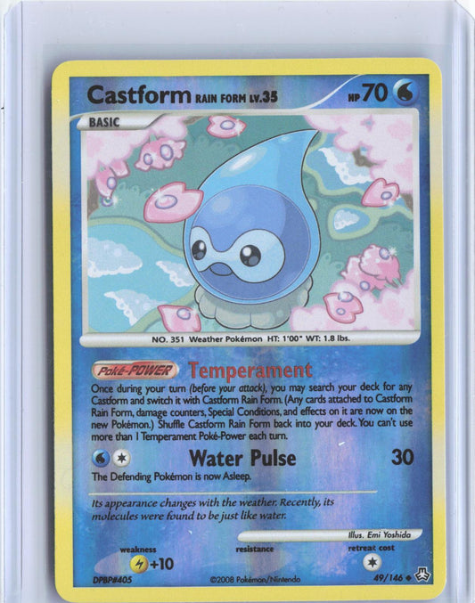 Castform Rain Form 49/146 Legends Awakened Pokemon Reverse Holo TCG Card