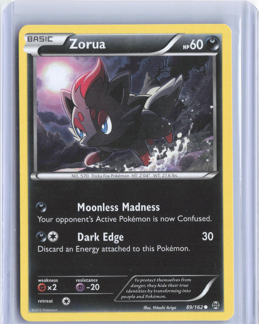 Zorua 89/162 Common BREAKthrough Pokemon TCG Card