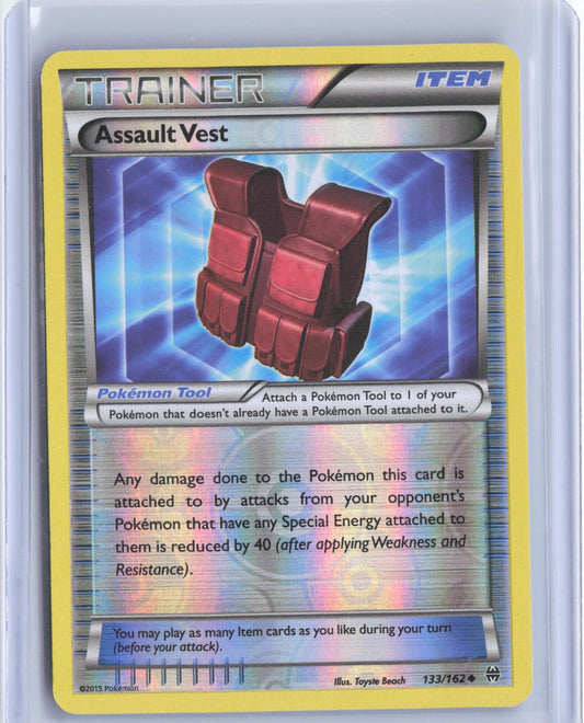 Assault Vest 133/162 Uncommon BREAKthrough Pokemon Reverse Holo TCG Card