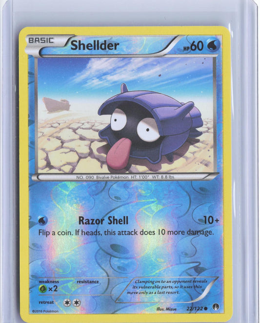 Shellder 22/122 Common BREAKpoint Pokemon Reverse Holo TCG Card