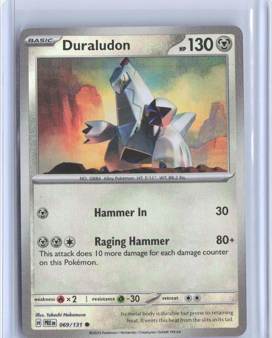 Duraludon (Poke Ball Pattern) 069/131 Holo Common Prismatic Evolutions Pokemon