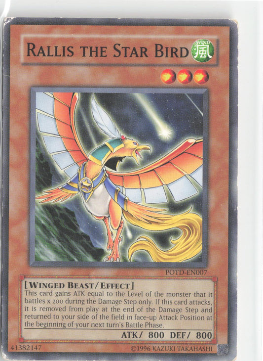 Rallis the Star Bird POTD-EN007 Power of the Duelist Yu-Gi-Oh Unlimited