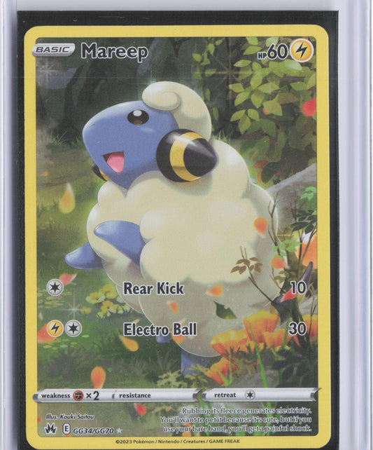 Mareep GG34/GG70 Holo Trainer Gallery Rare Crown Zenith Galarian Gallery Pokemon