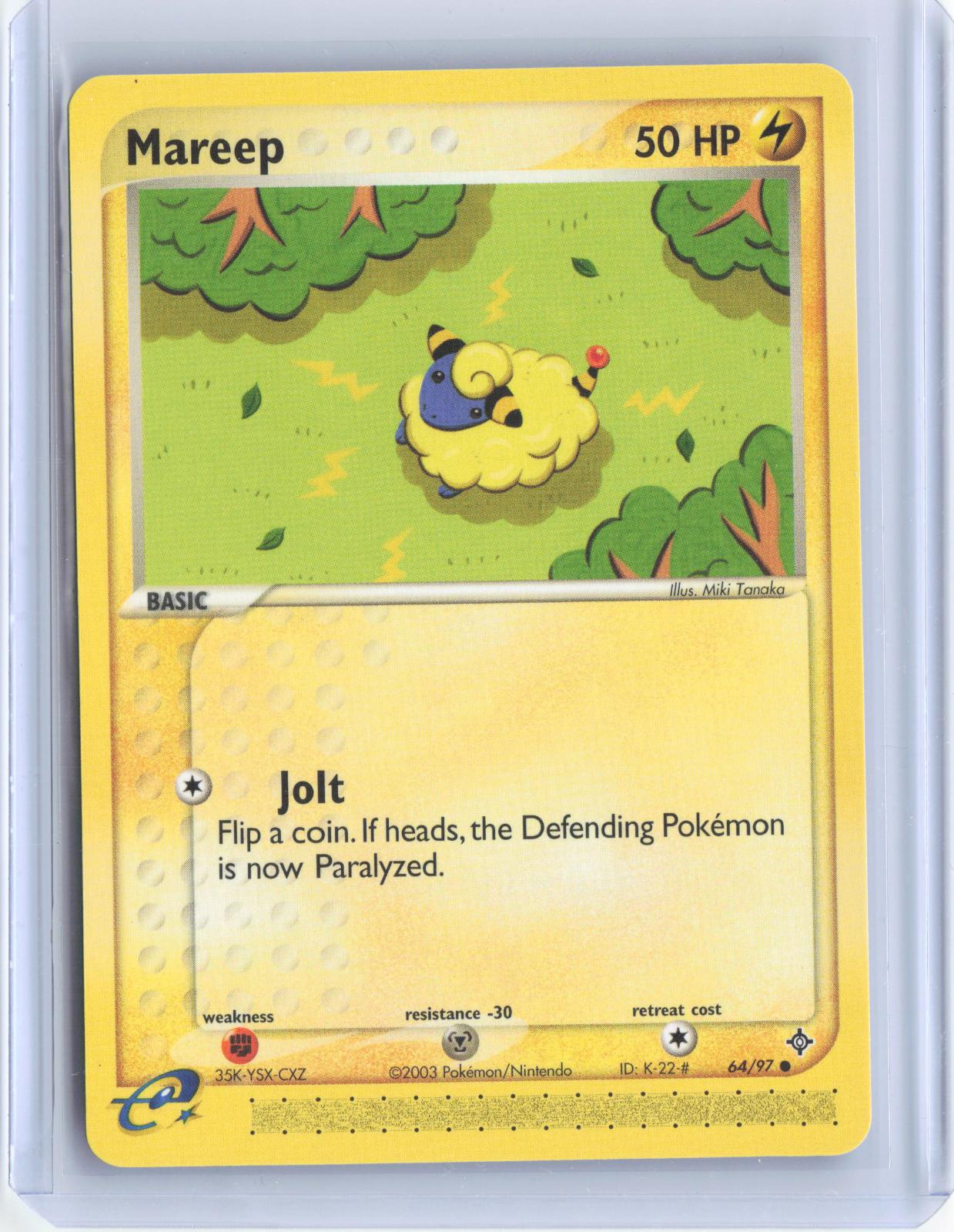 Mareep 64/97 Common Dragon Pokemon TCG Card