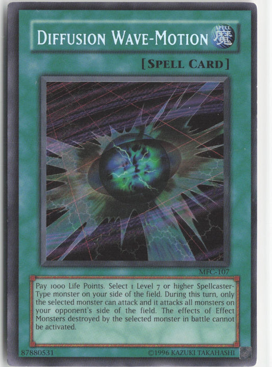 Diffusion Wave-Motion MFC-107 Secret Rare Magician's Force Yu-Gi-Oh Unlimited