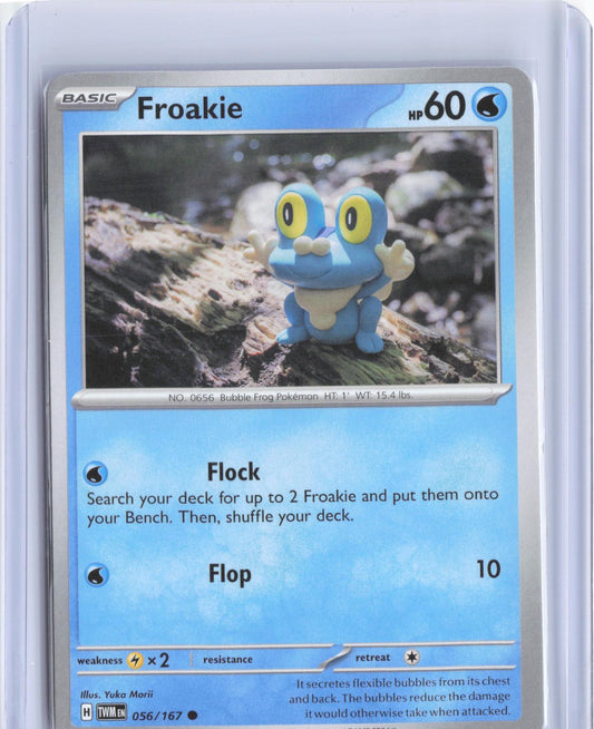Froakie 056/167 Common Twilight Masquerade Pokemon TCG Card