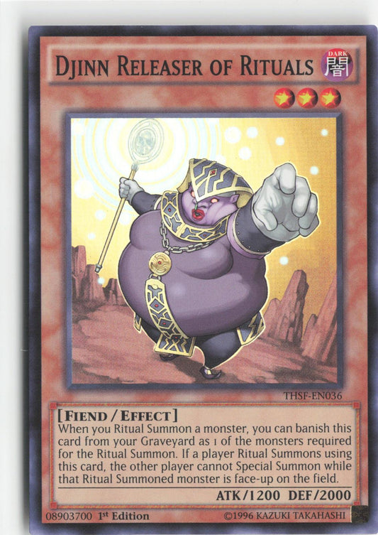 Djinn Releaser of Rituals THSF-EN036 The Secret Forces Yu-Gi-Oh 1st Edition