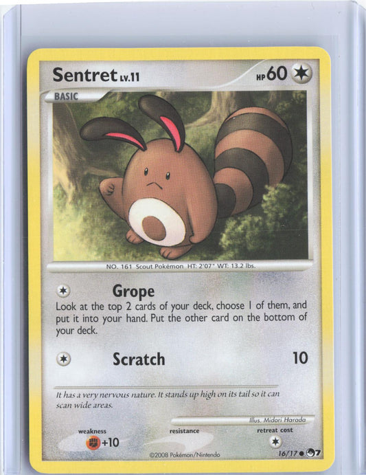 Sentret 16/17 Common POP Series 7 Pokemon