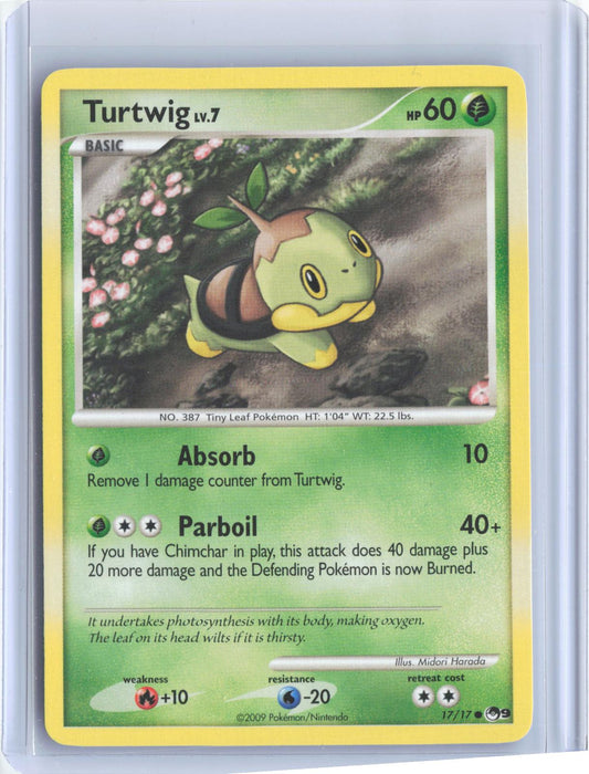 Turtwig 17/17 Common POP Series 9 Pokemon