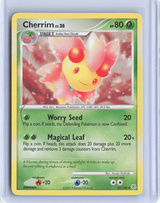 Cherrim 45/130 Uncommon Diamond & Pearl Pokemon TCG Card