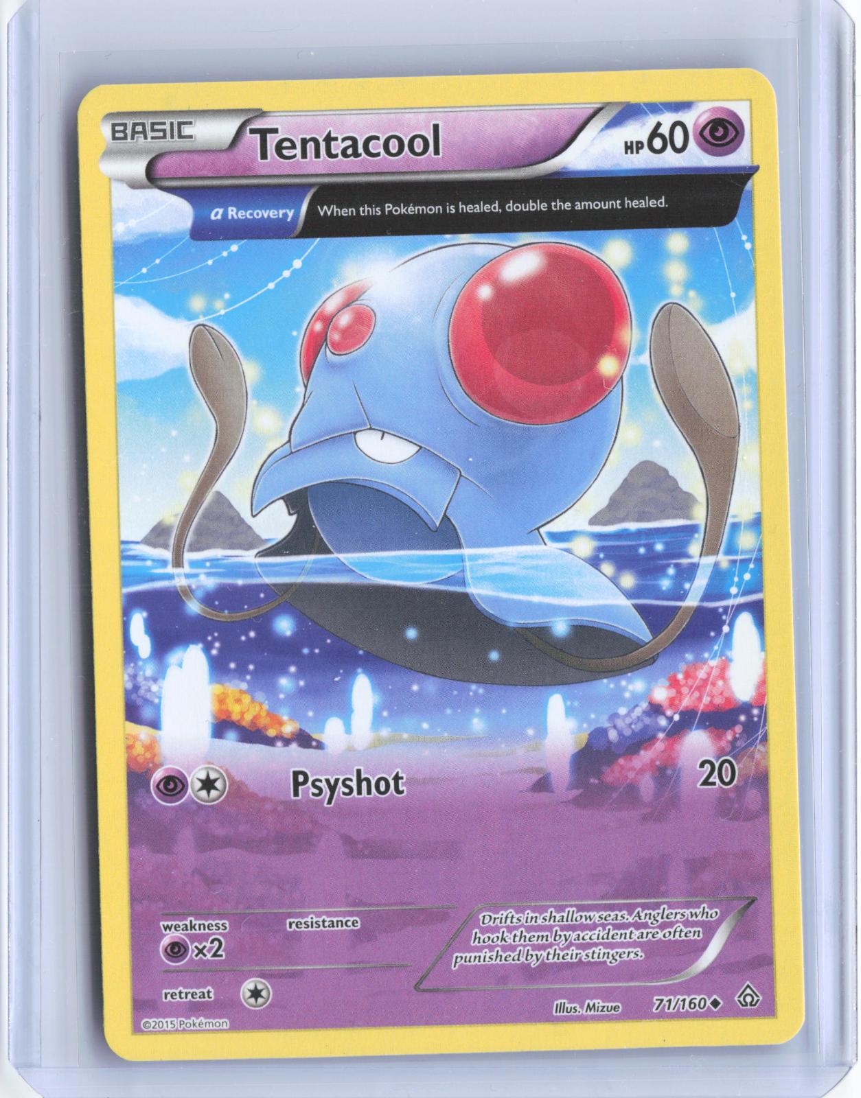 Tentacool 71/160 Uncommon Primal Clash Pokemon TCG Card