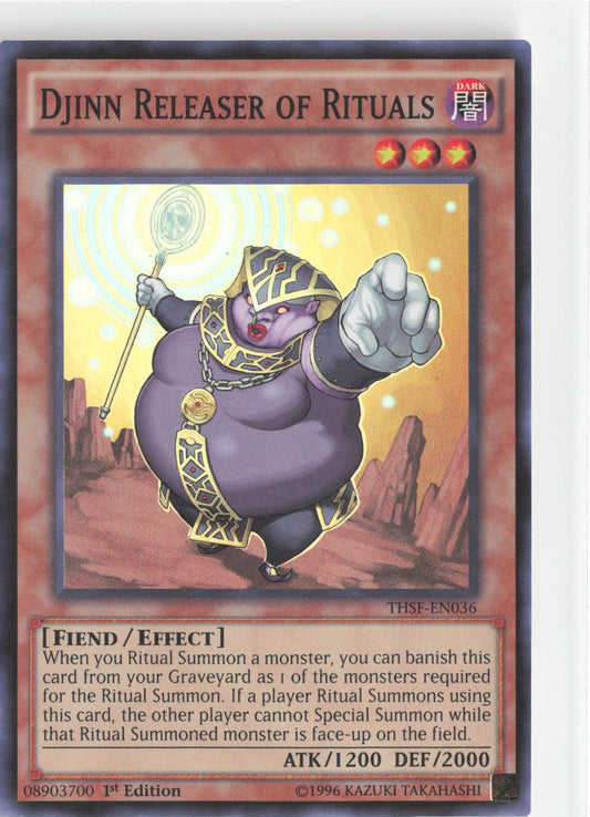 Djinn Releaser of Rituals THSF-EN036 The Secret Forces Yu-Gi-Oh 1st Edition