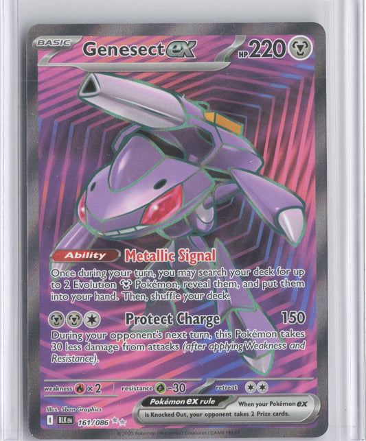 Genesect ex 161/086 Holo Ultra Rare Black Bolt Pokemon