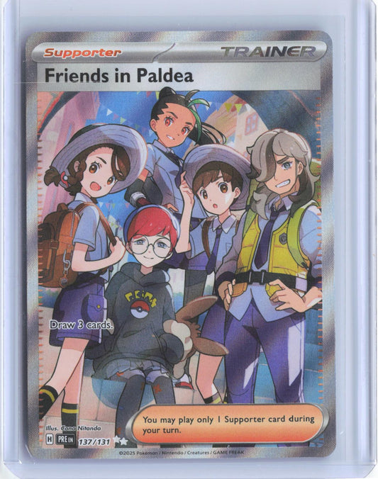 Friends in Paldea 137/131 Ultra Rare Prismatic Evolutions Pokemon TCG Card