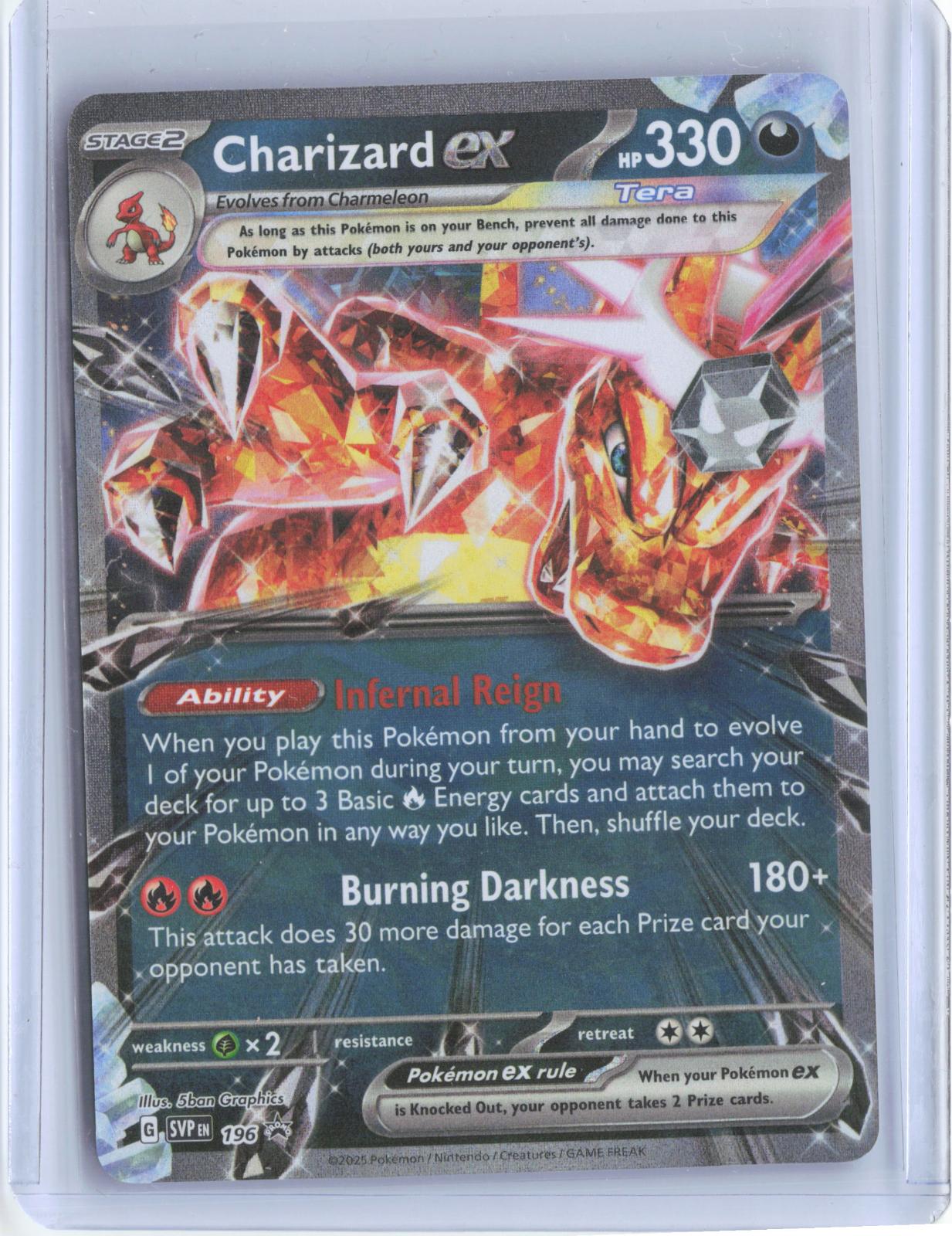 Charizard ex -196 196 Holo Promo Scarlet & Violet Promo Pokemon