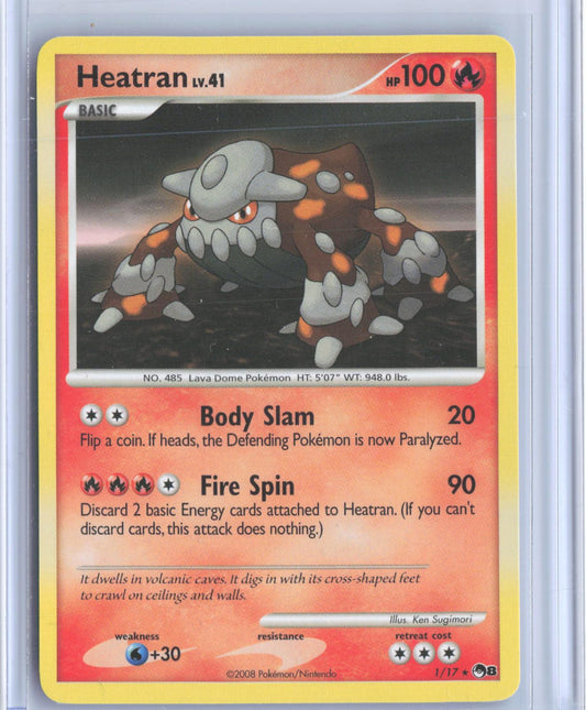 Heatran 1/17 Rare POP Series 8 Pokemon