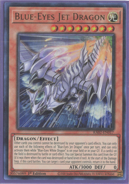 Blue-Eyes Jet Dragon (UR) RA02-EN017 25th Anniversary Rarity Collection II Yu-Gi-Oh 1st Edition