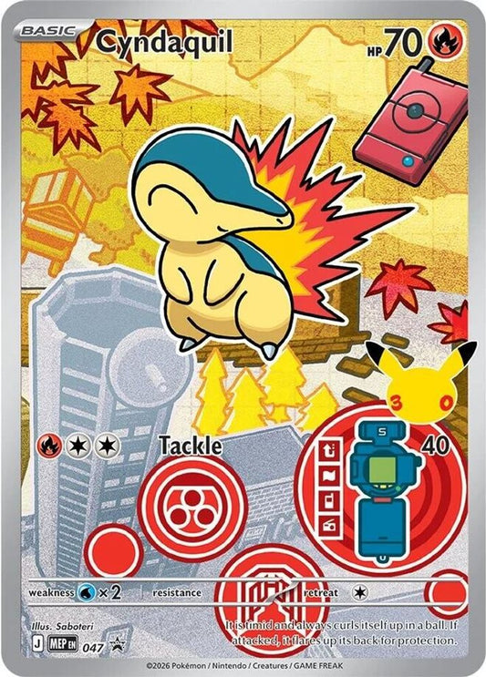 Cyndaquil 047 Promo ME: Mega Evolution Promo Pokemon Holo