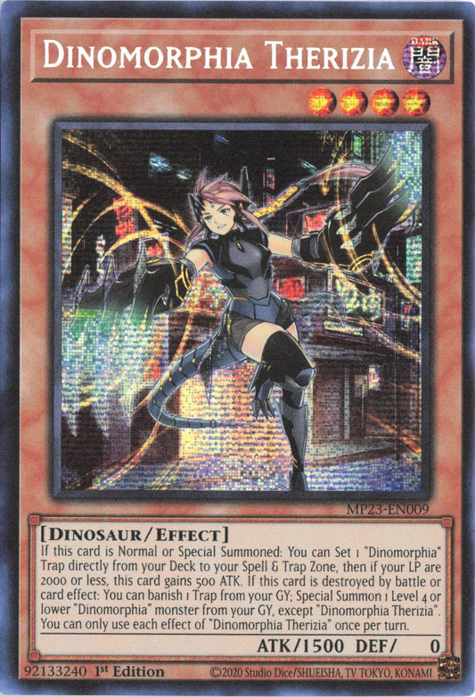 Dinomorphia Therizia MP23-EN009 25th Anniversary Tin: Dueling Heroes Mega Pack Yu-Gi-Oh 1st Edition