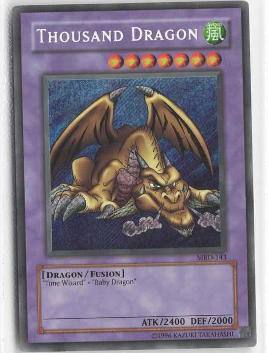 Thousand Dragon MRD-143 Secret Rare Metal Raiders Yu-Gi-Oh Unlimited