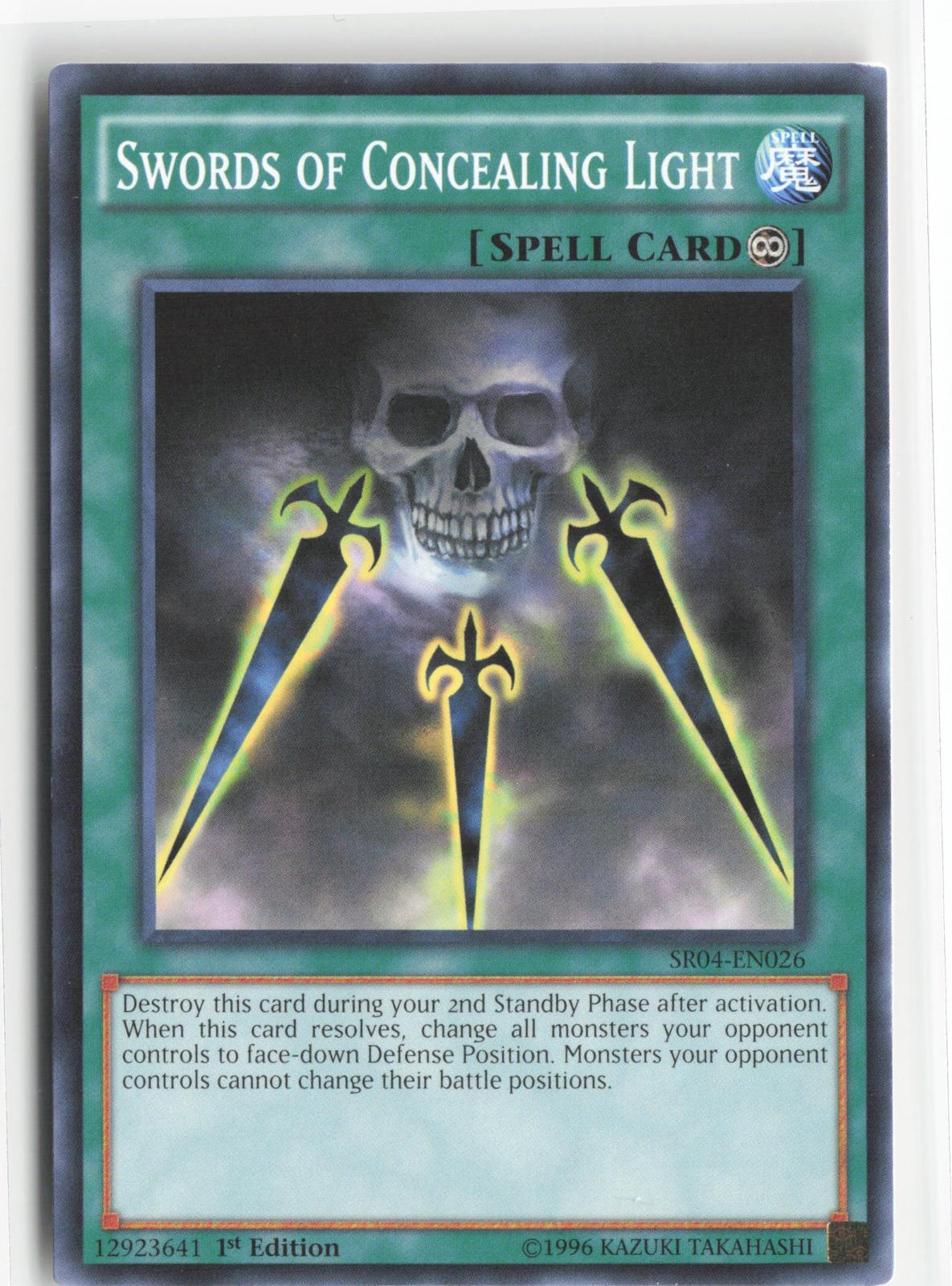 Swords of Concealing Light SR04-EN026 Structure Deck: Dinosmasher's Fury Yu-Gi-Oh 1st Edition
