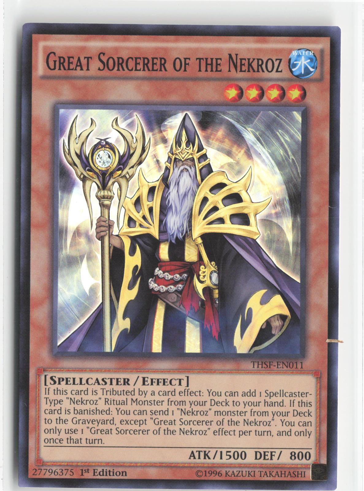 Great Sorcerer of the Nekroz THSF-EN011 The Secret Forces Yu-Gi-Oh 1st Edition