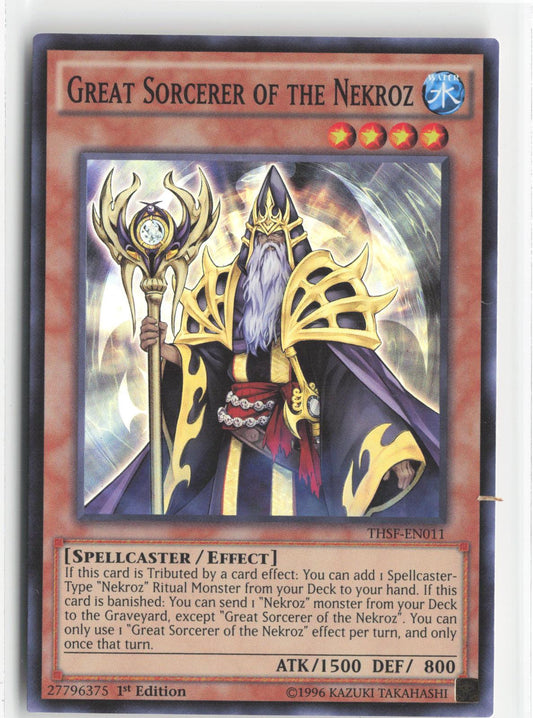 Great Sorcerer of the Nekroz THSF-EN011 The Secret Forces Yu-Gi-Oh 1st Edition