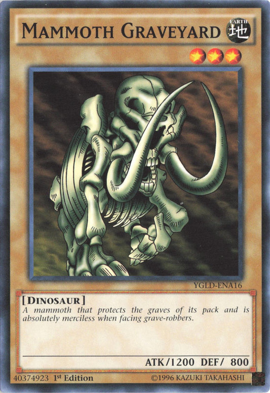 Mammoth Graveyard YGLD-ENA16 King of Games: Yugi's Legendary Decks Yu-Gi-Oh 1st Edition