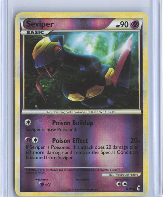 Seviper 51/95 Uncommon Call of Legends Pokemon Reverse Holo