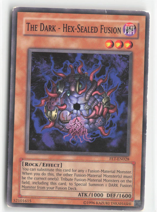 The Dark - Hex-Sealed Fusion FET-EN028 Flaming Eternity Yu-Gi-Oh Unlimited