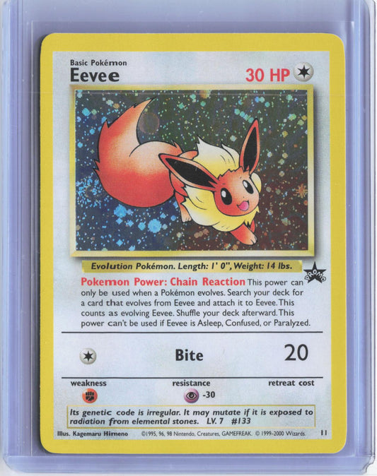 Eevee 11 Promo Wizards Black Star Promos Pokemon Holo